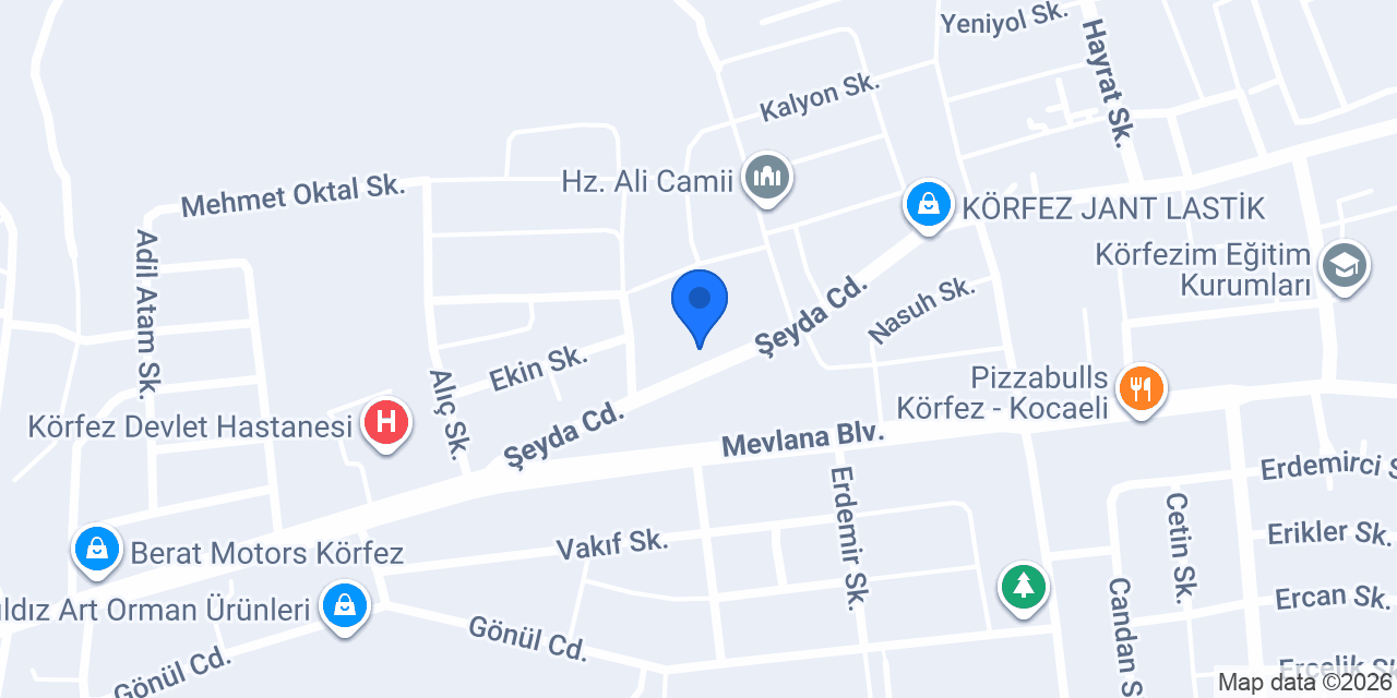 Akçagaz Yılmaz Ticaret konumu