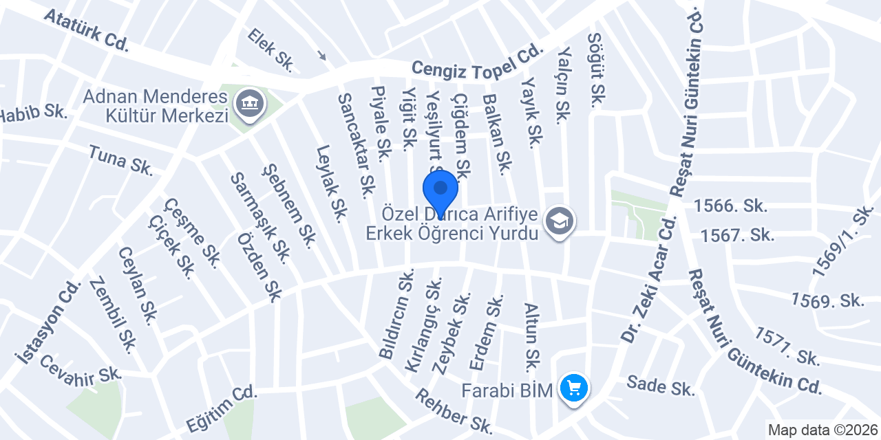 MCK MEKANİK CEPHE konumu