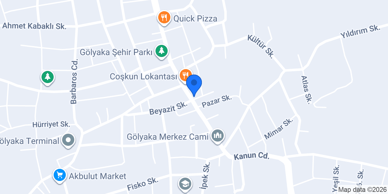Gölyaka Kaymakamlığı konumu