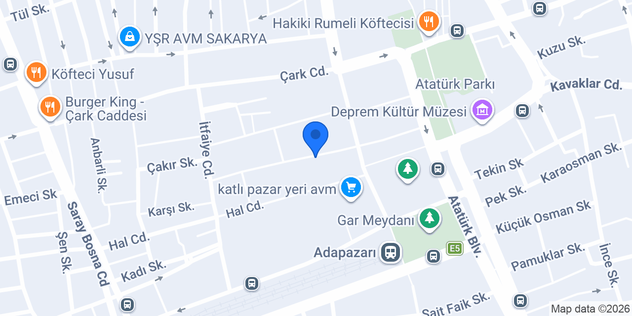 EGT Turizm Seyahat Acentesi konumu