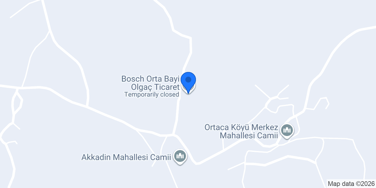 Bosch Orta Bayi Olgaç Ticaret konumu