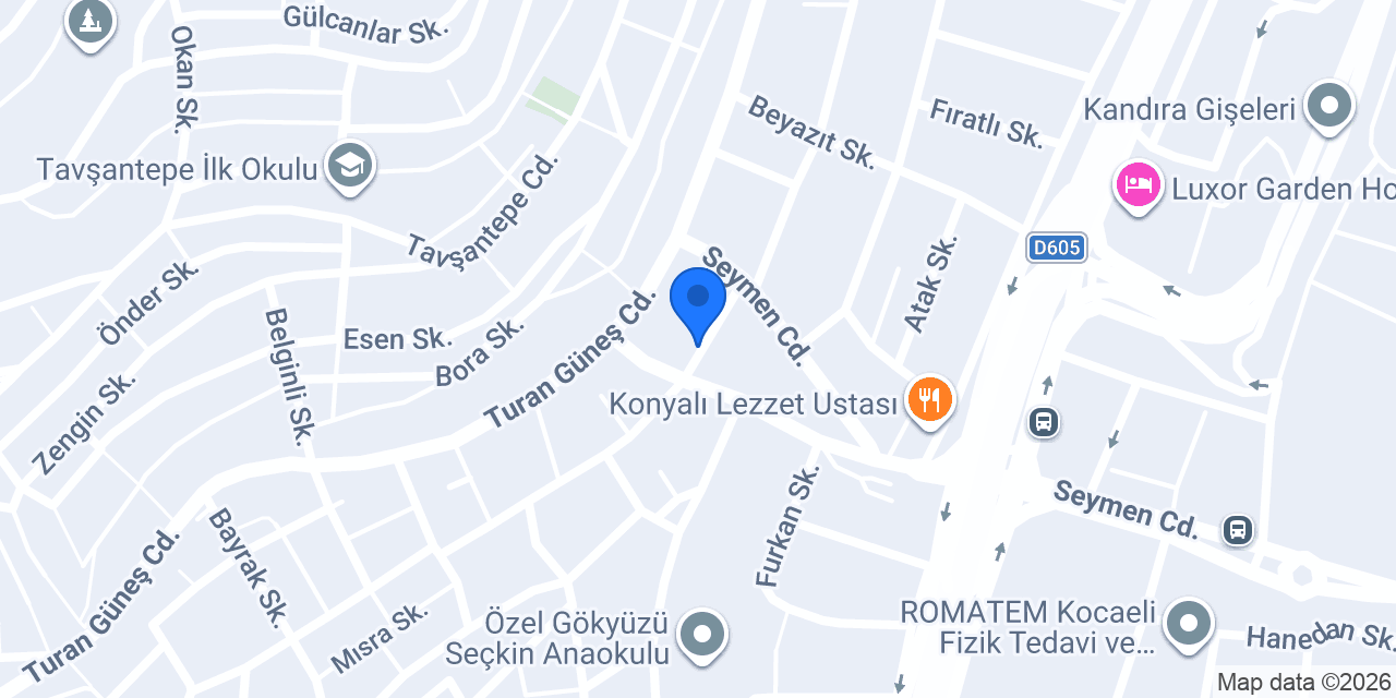 Kocaeli Nadide Öğrenci Yurdu konumu
