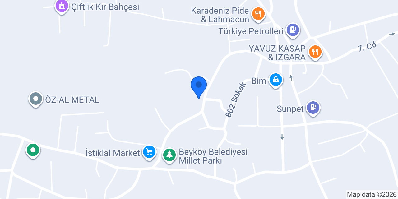 Düzce Kitabevi konumu