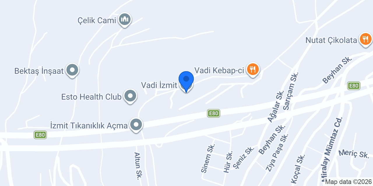 Vadi İzmit konumu