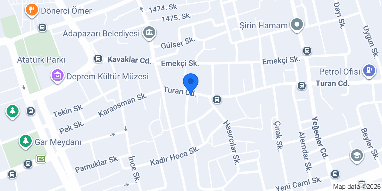 Hamza Çiçekçilik konumu