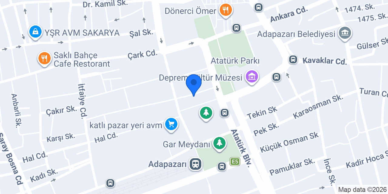 Sami Teknoloji Merkezi konumu