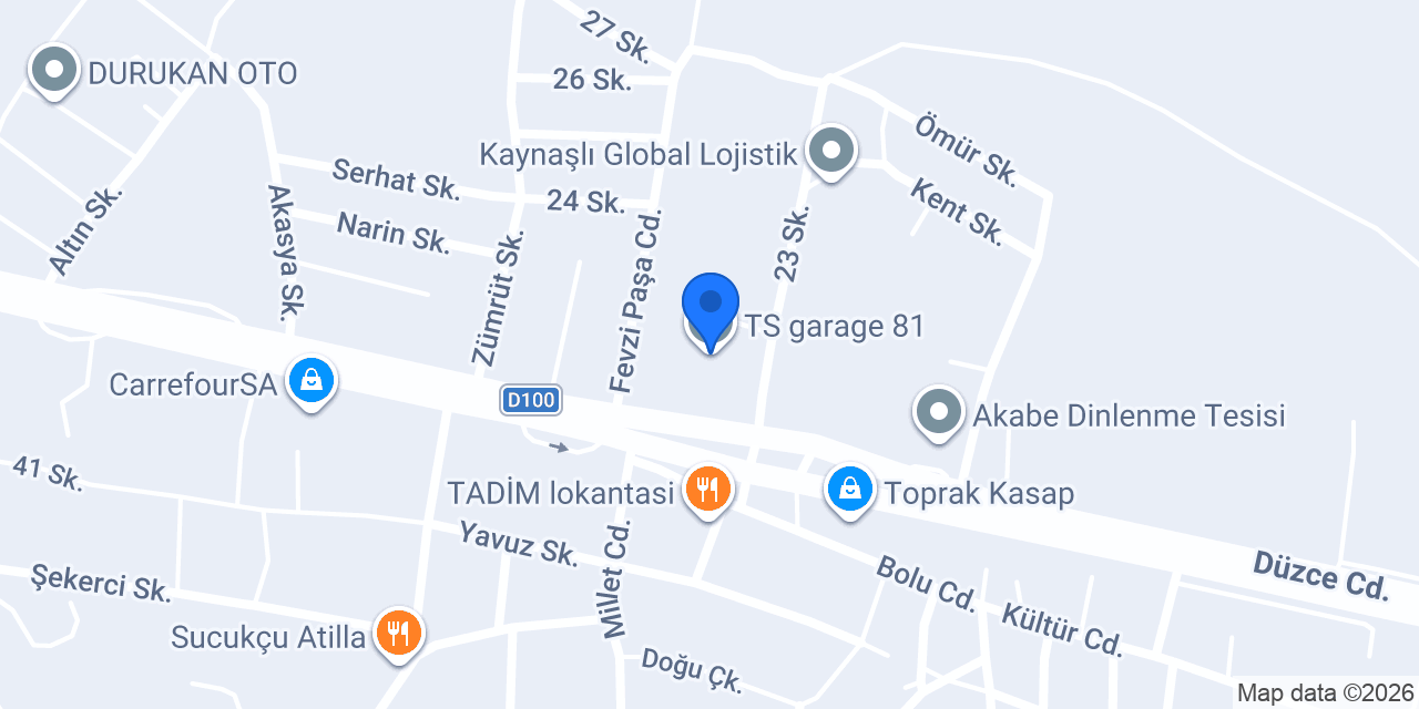 TS garage 81 konumu