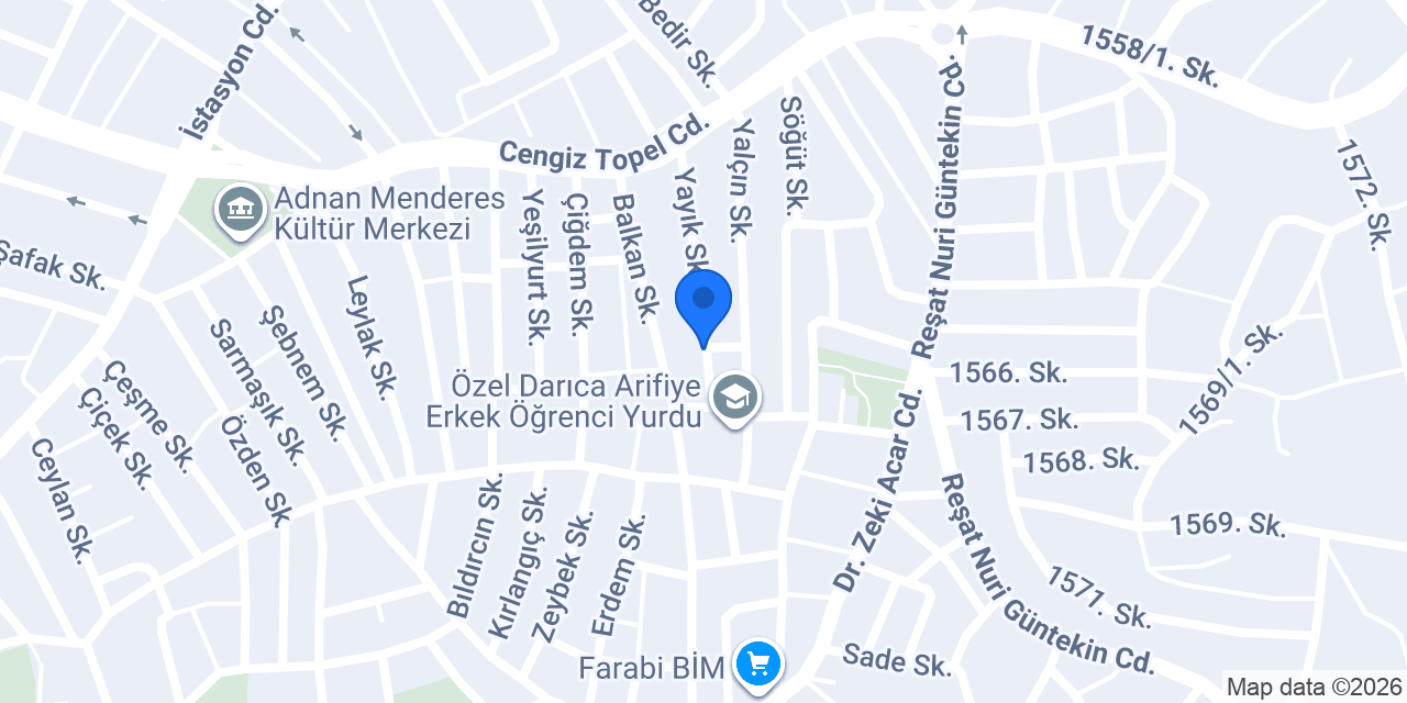 Darica Kombi Servisi konumu