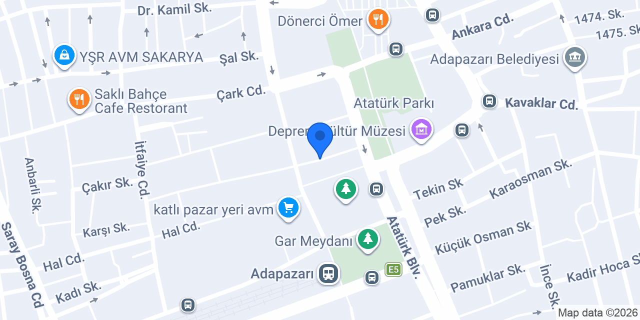 Sakaryalı Terzi Mustafa konumu