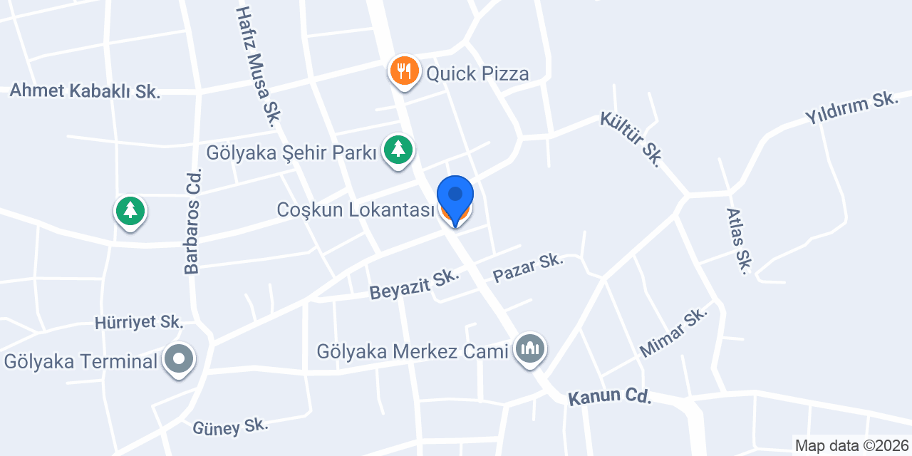 Coşkun Lokantası konumu