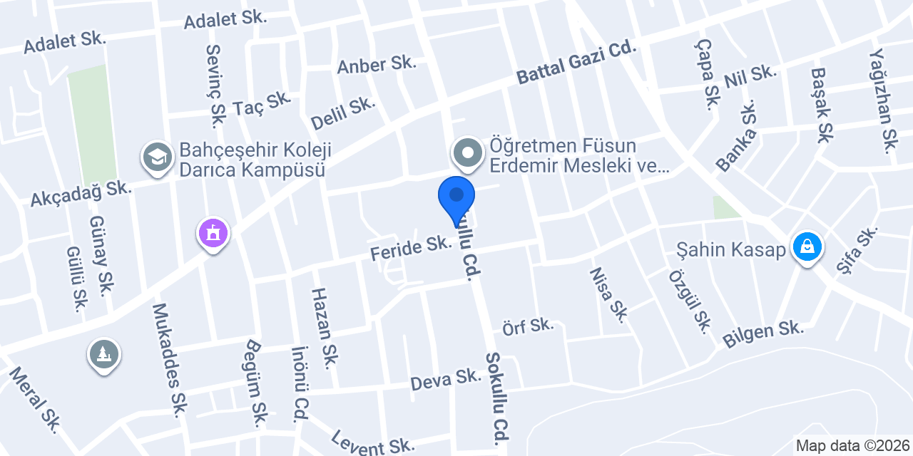 Bir Umut Engelliler Derneği konumu