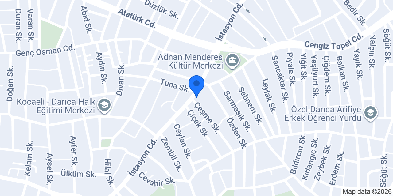 Marmara Sürücü Kursu konumu