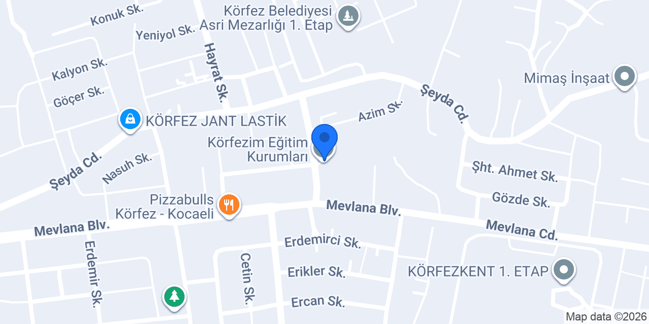 Körfezim Eğitim Kurumları konumu