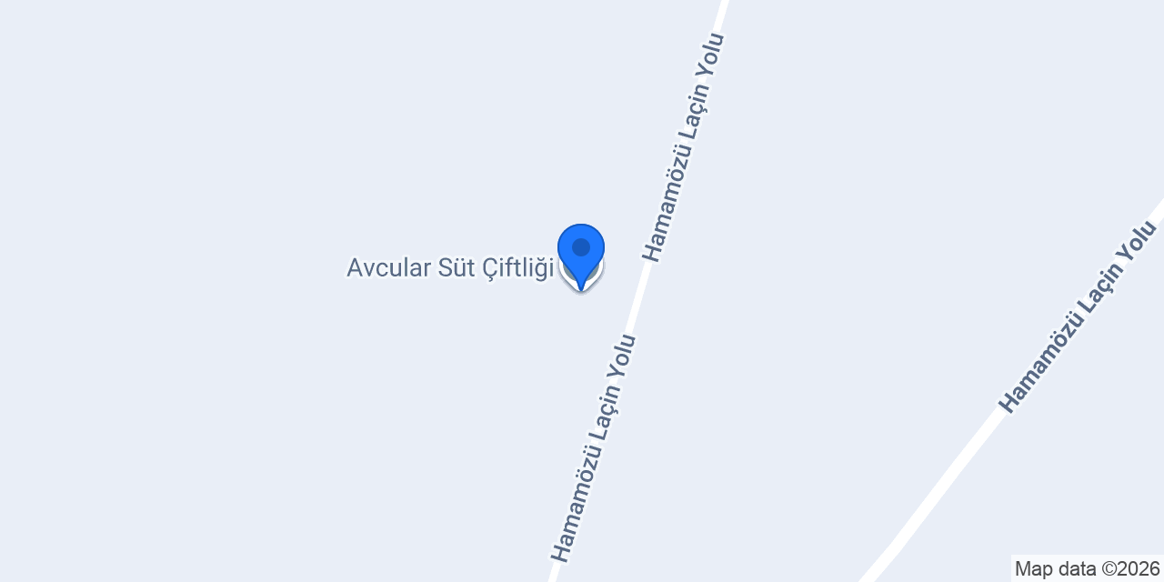 Avcular Süt Çiftliği konumu