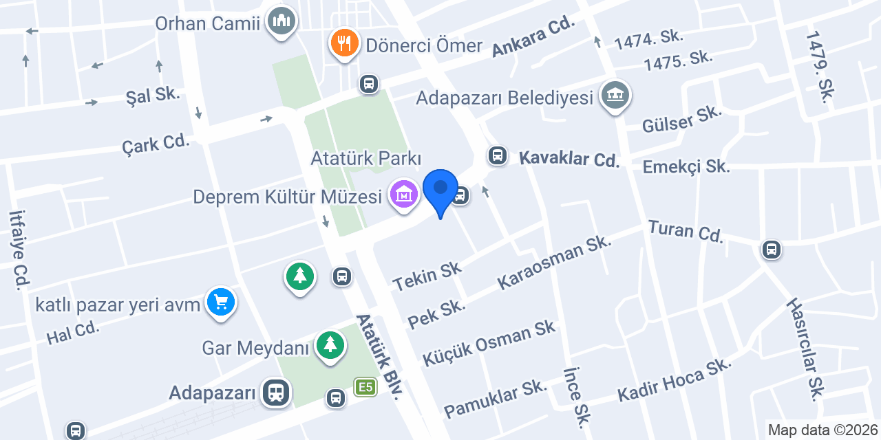 Kardeşler Kitabevi konumu
