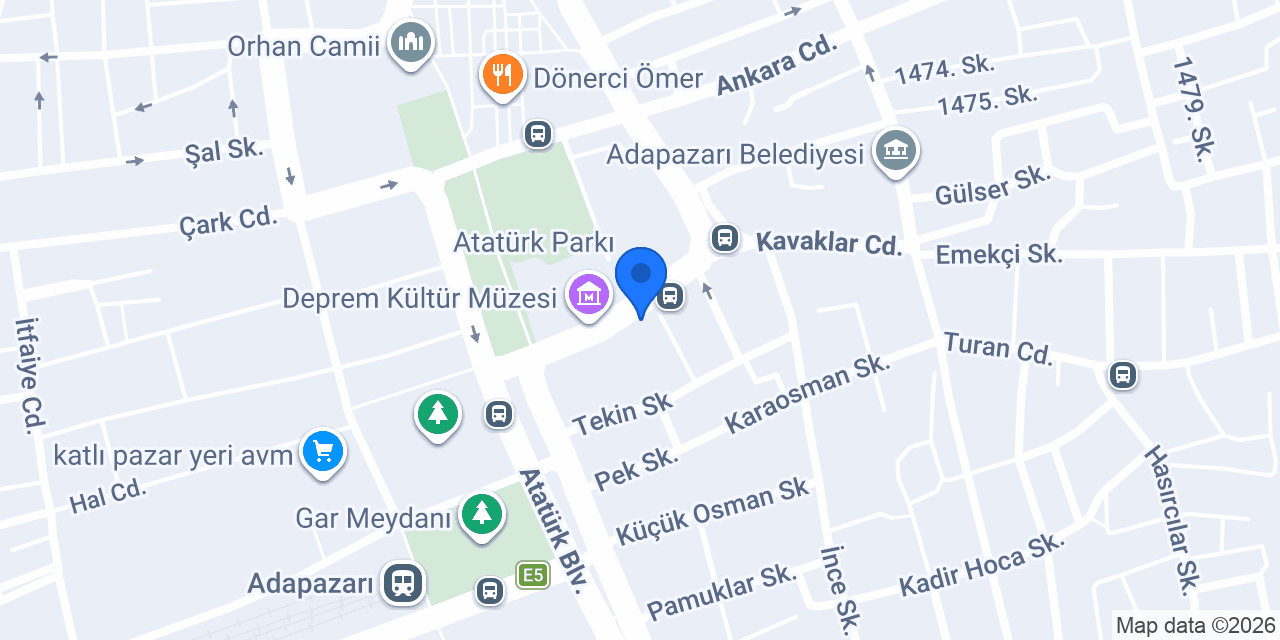 Vergül Kitabevi konumu
