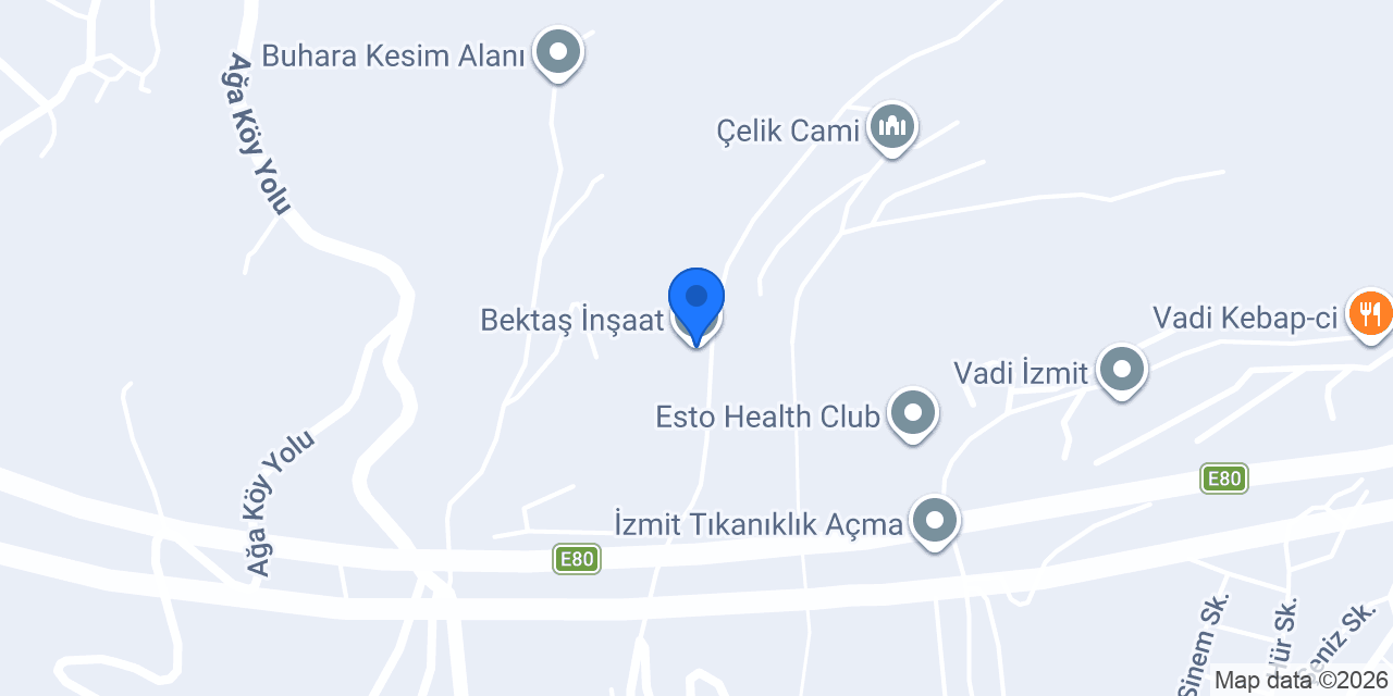 Bektaş İnşaat konumu