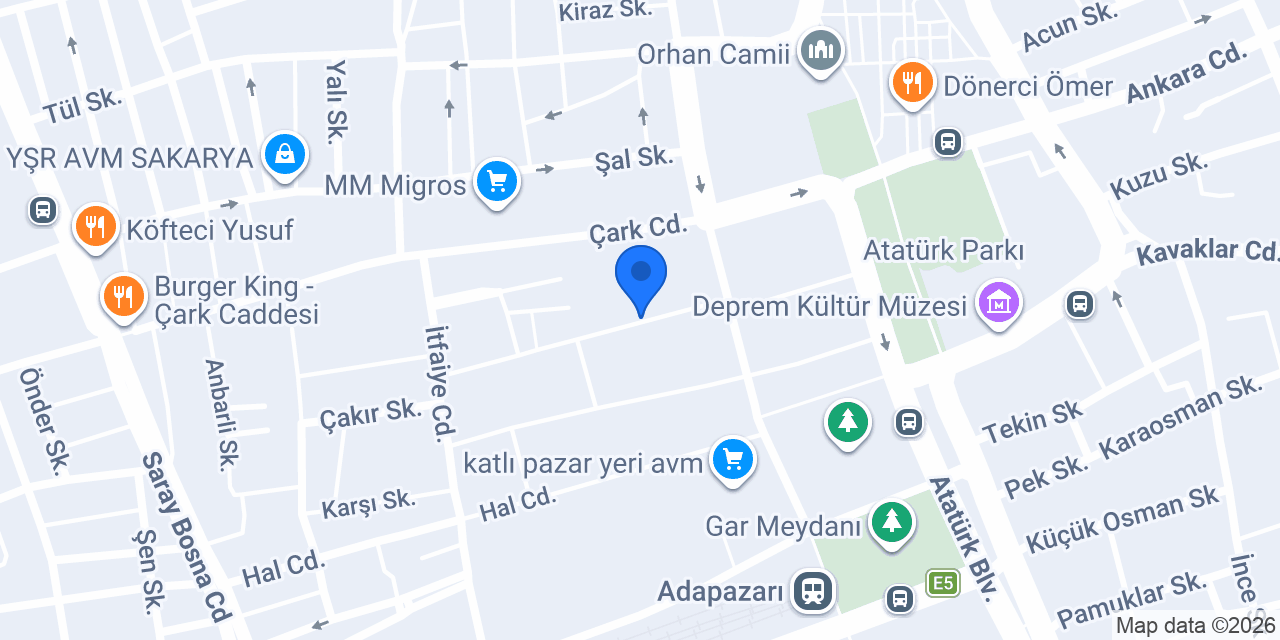 Kuaför Yücel konumu