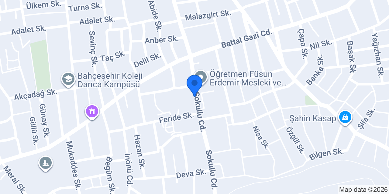 GÜNAÇAN GARAGE konumu