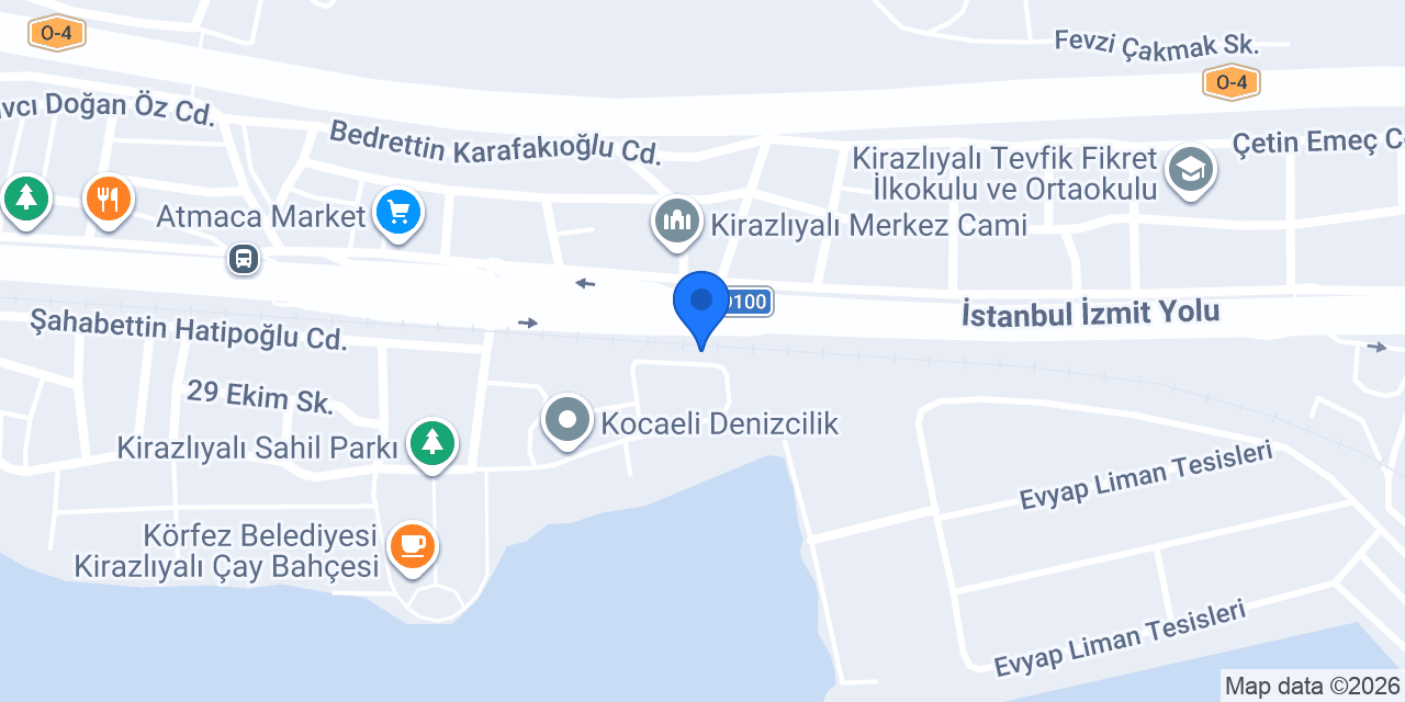Yapı Kredi Bankası konumu