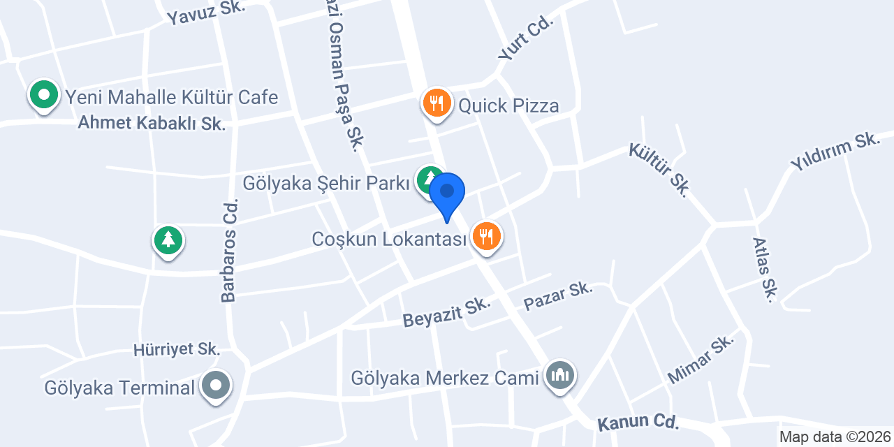 Gölyaka Noterliği konumu