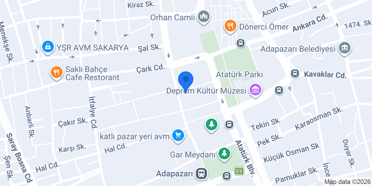 Parlada Kuyumculuk konumu