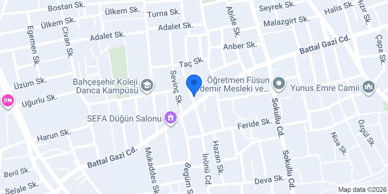 GNT Yapı & Dekorasyon konumu