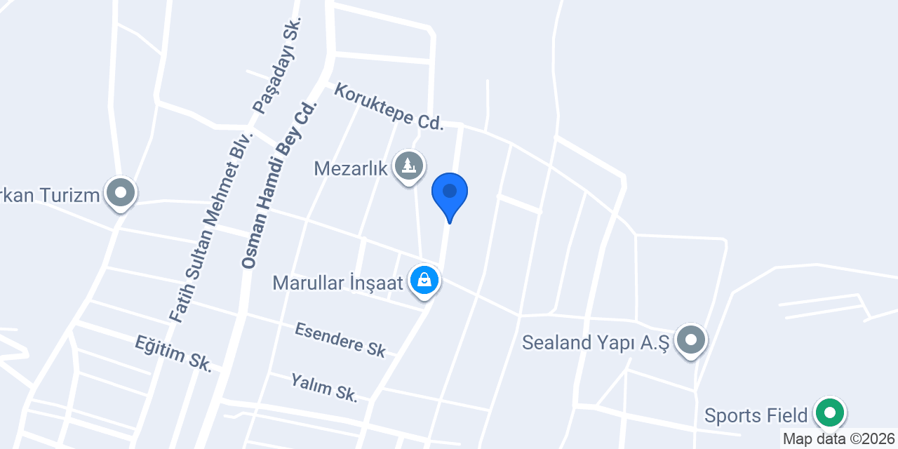Bereket Yapı Market konumu