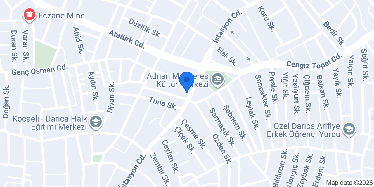 ASYA AVM DARICA konumu