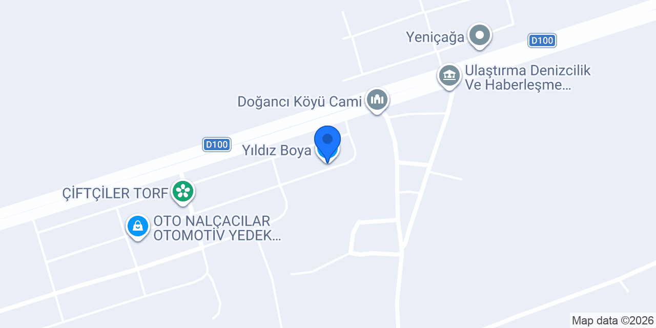 Yıldız Boya konumu