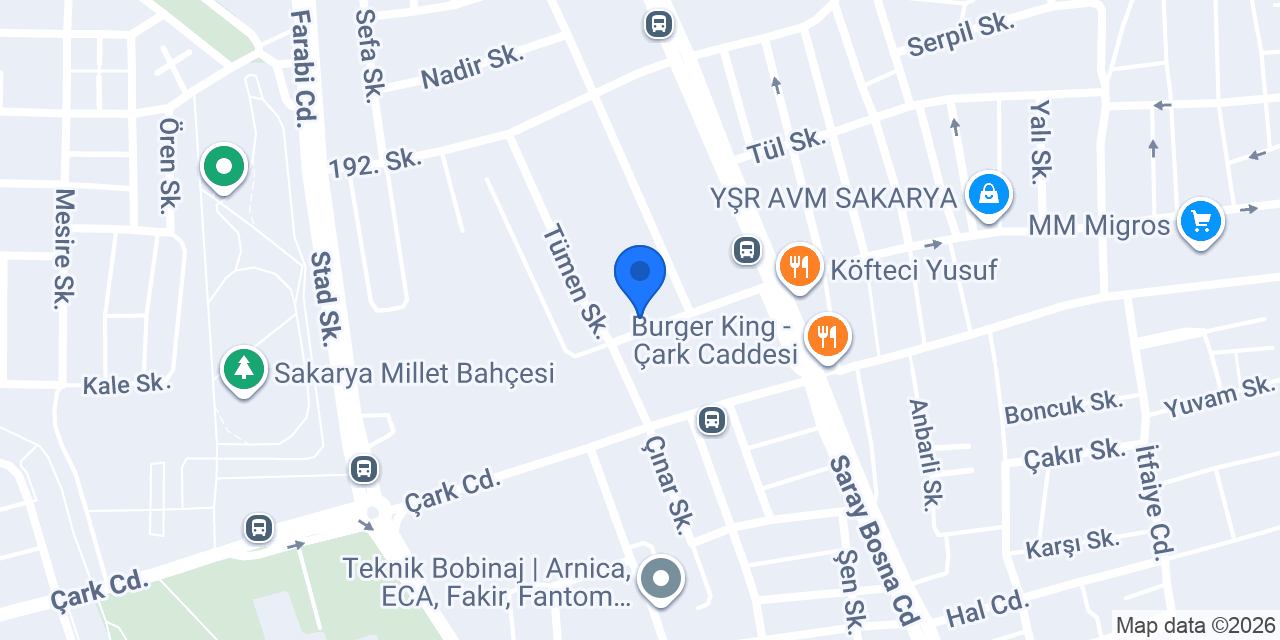 YUVACI İNŞAAT konumu