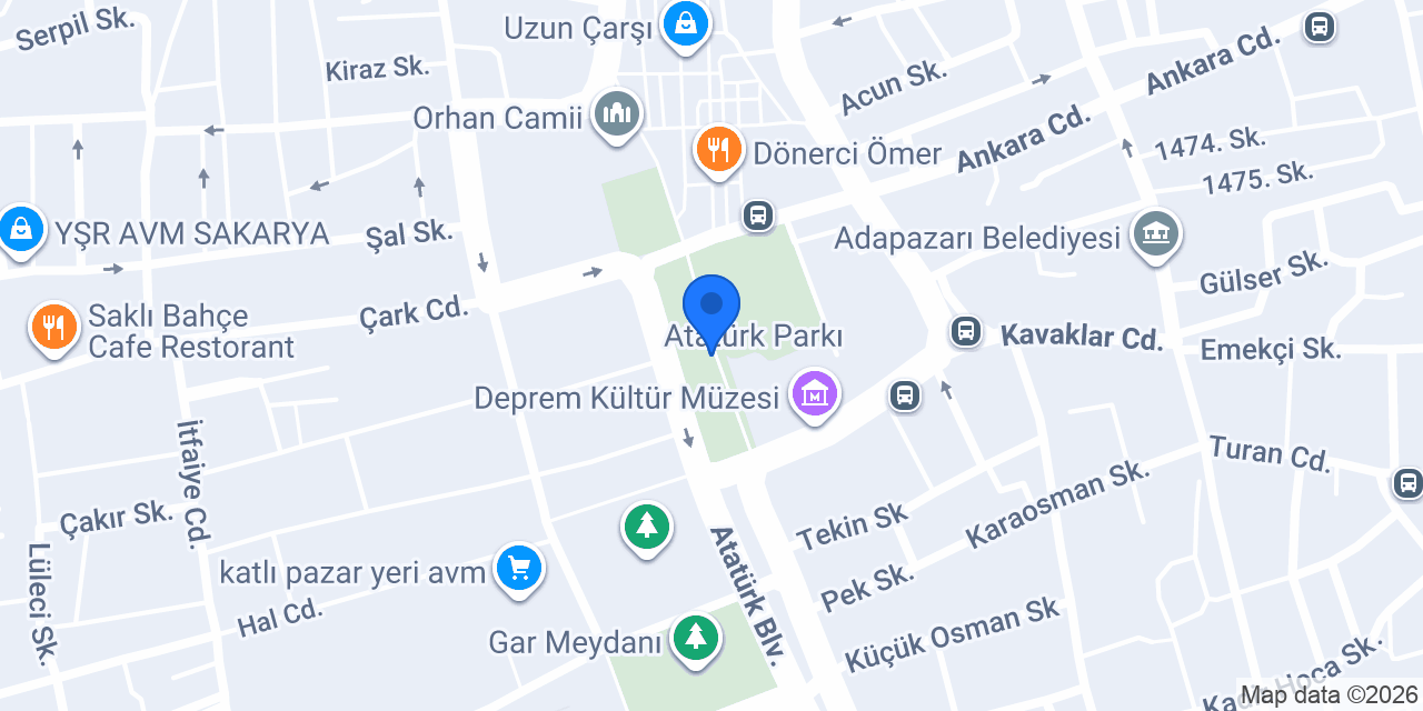 İxir Kitabevii konumu