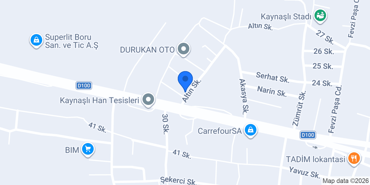 Oto Lastik konumu