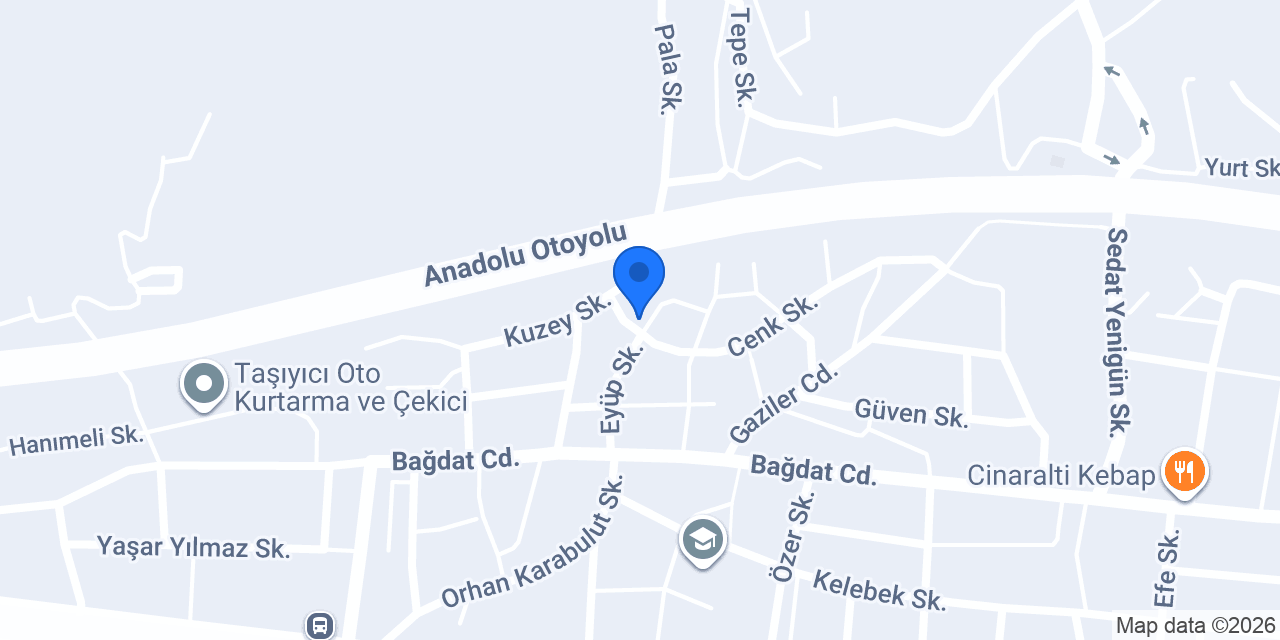Öz Geriş Temizlik konumu
