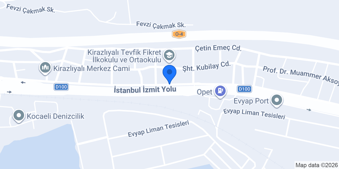ENS RENT A CAR konumu