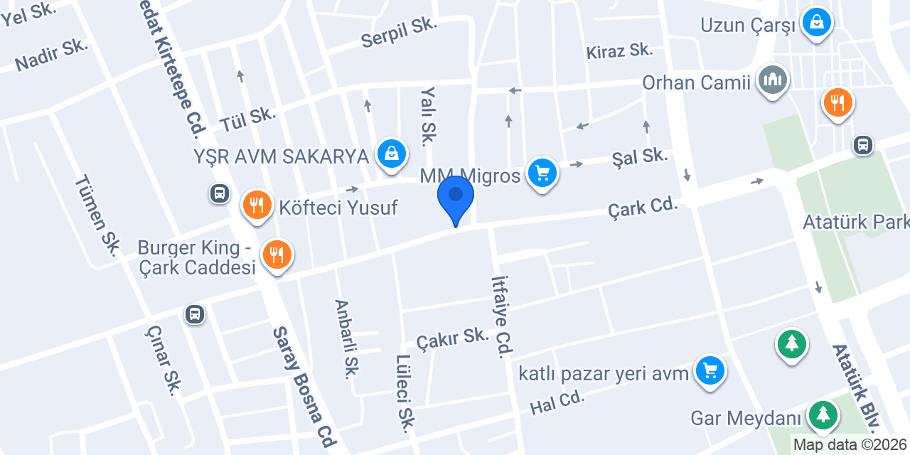 Şerefiye Taksi konumu