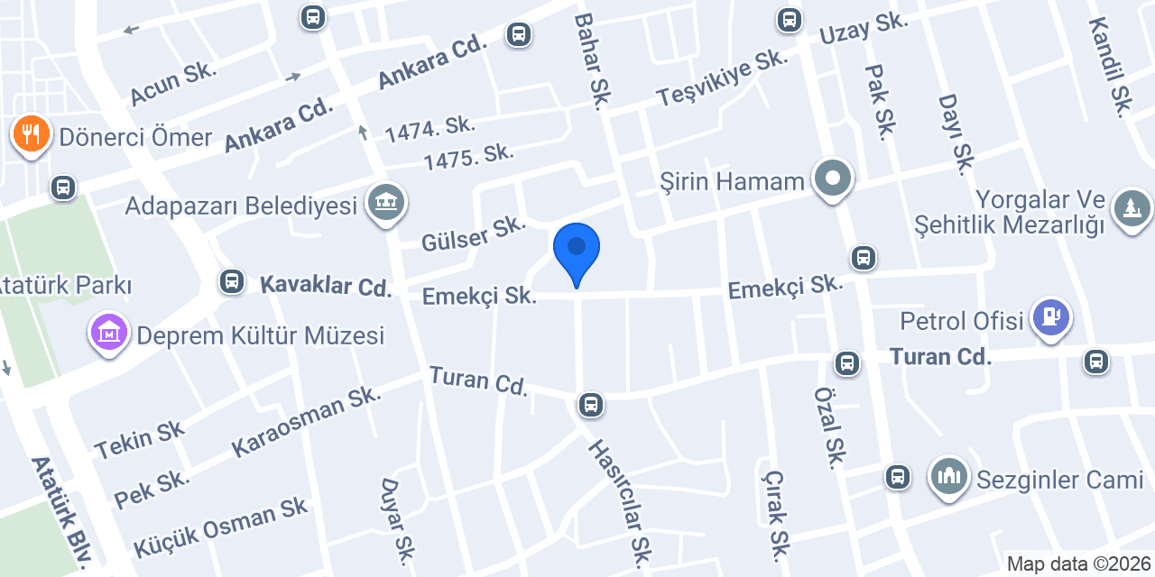 SAKARYA İHH KADIN KOLLARI konumu