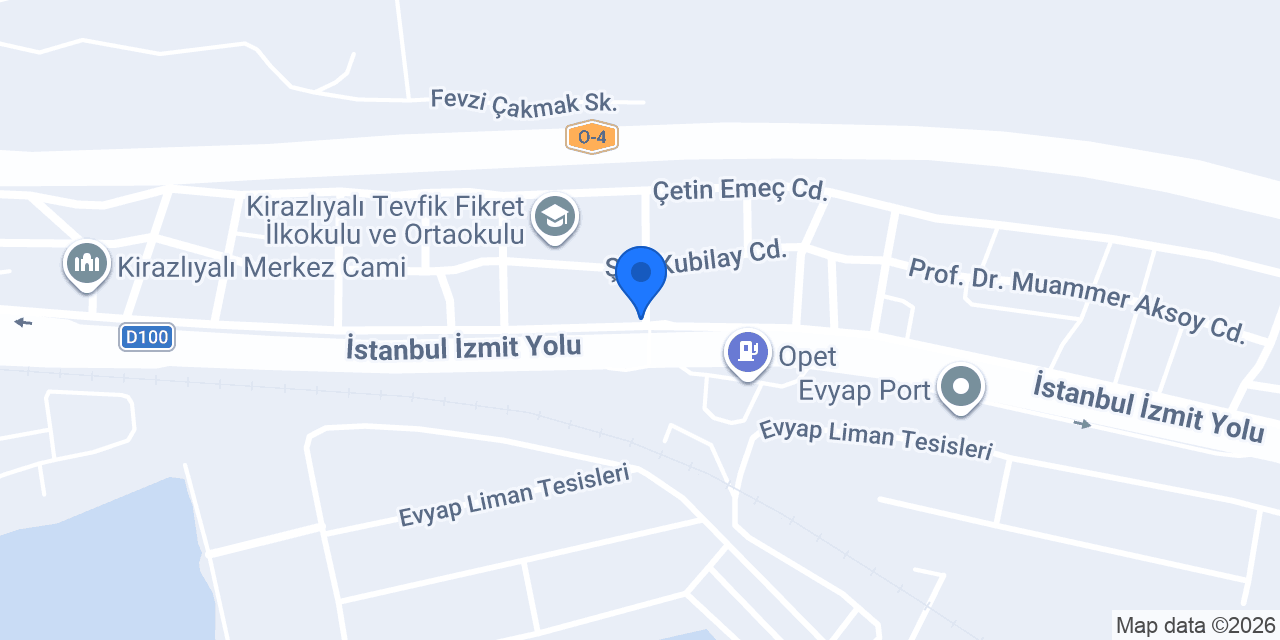 Kayık Atölye (Tabela) konumu