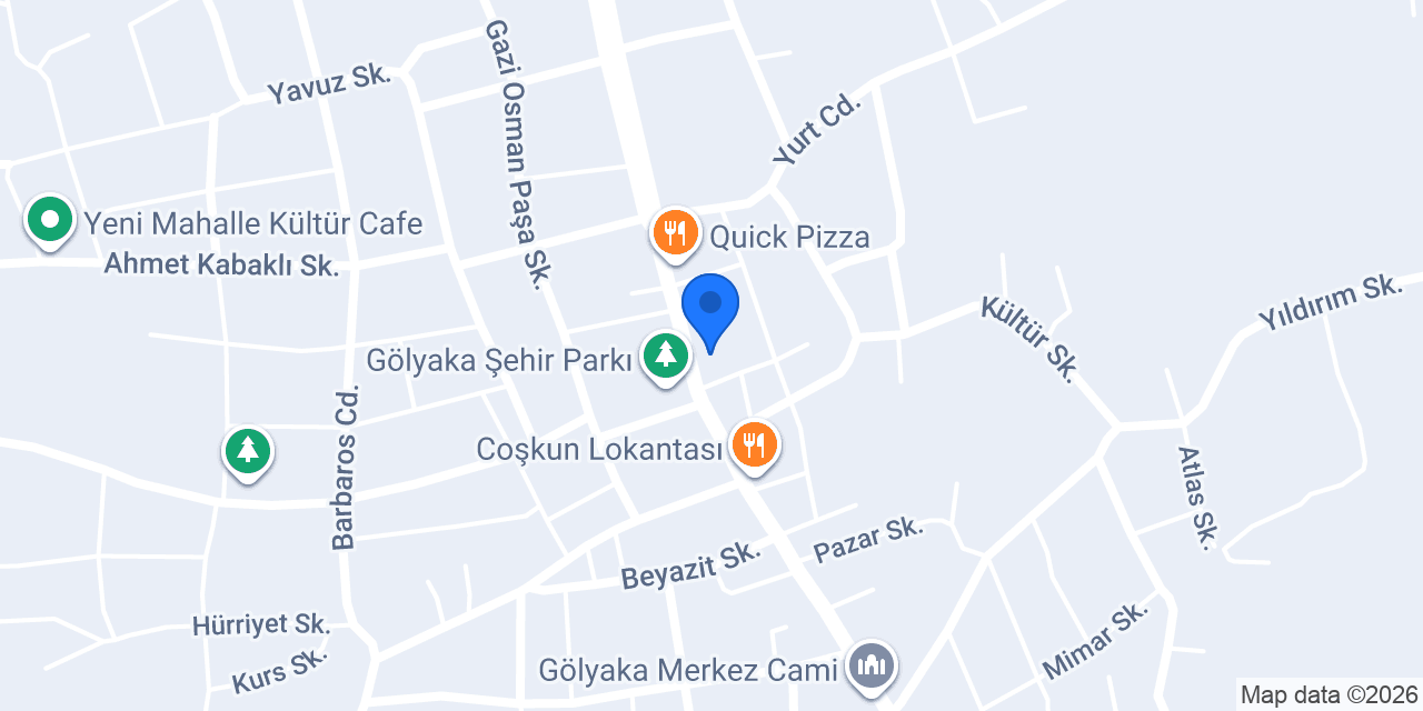 ECZANE ERGİNYAVUZ konumu