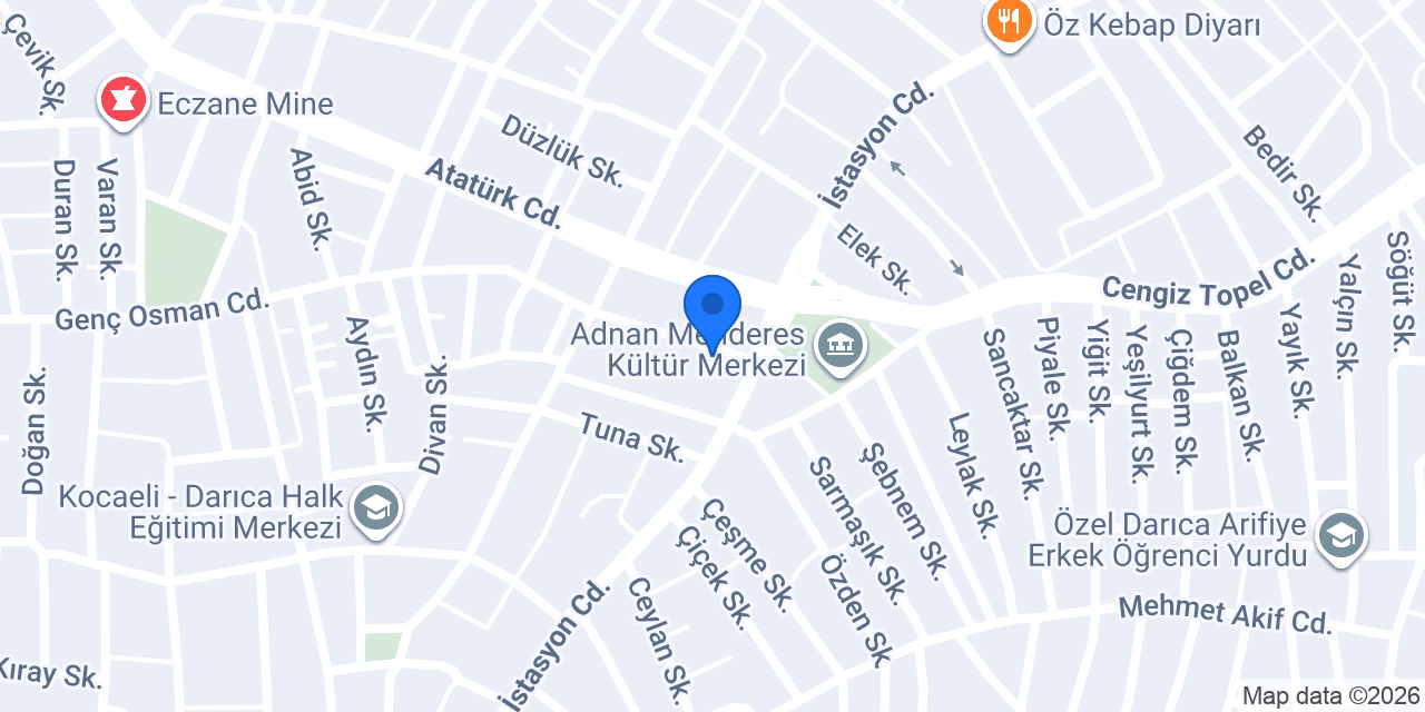 Bilgin Alüminyum konumu