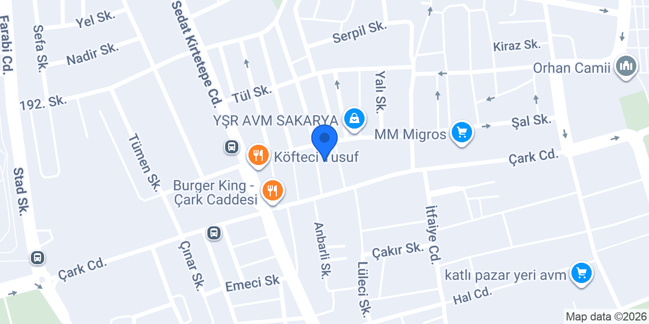 YASER TURİZM SEYAHAT ACENTESİ konumu