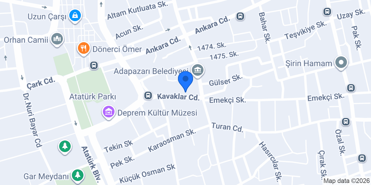Bizim Mekan Cafe Restaurant konumu