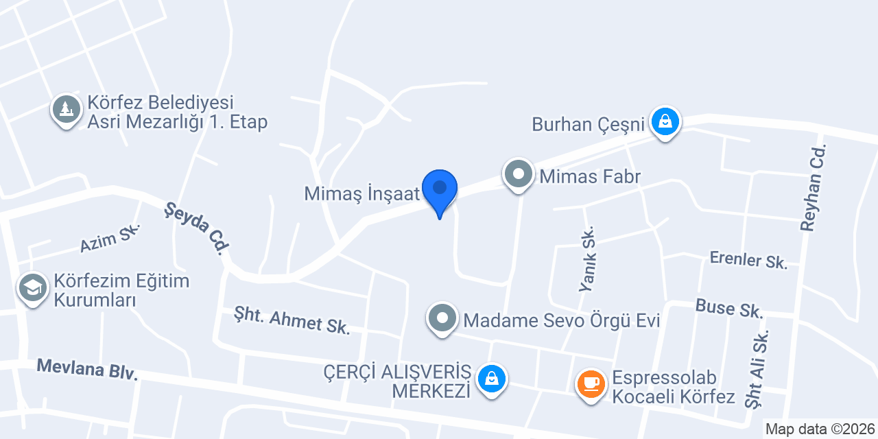 Mimaş İnşaat konumu
