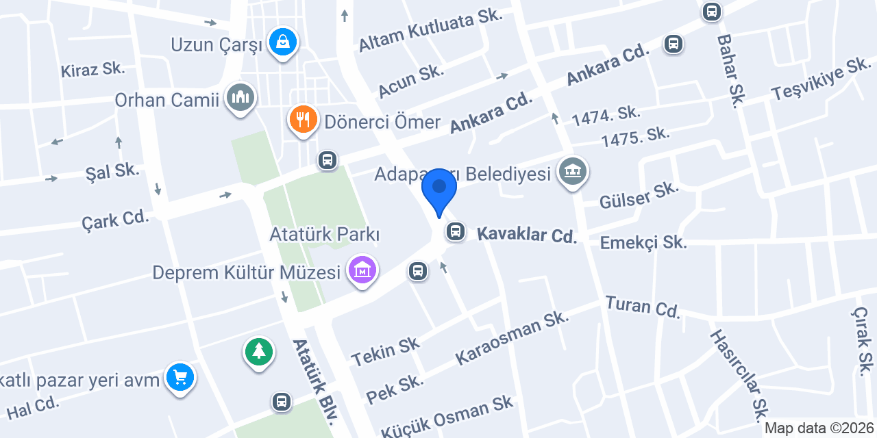 Babacan Oyuncak konumu
