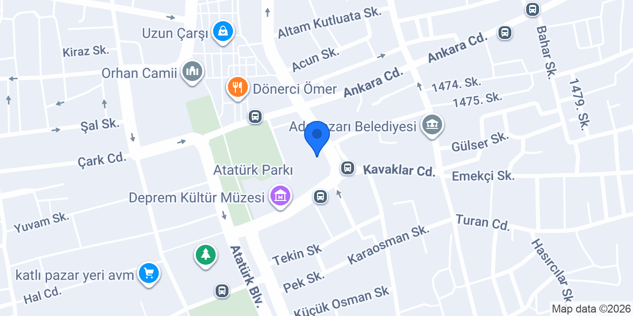 Büyükşehir Belediyesi Tıp Merkezi konumu