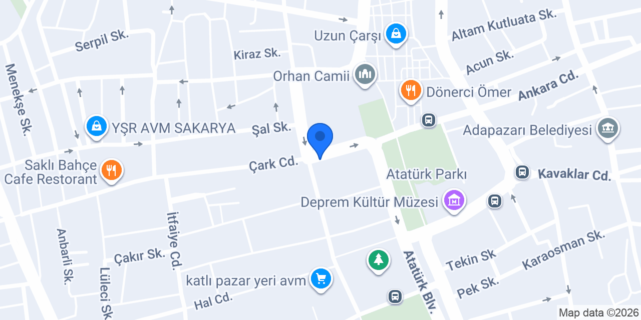 Şen Optik konumu