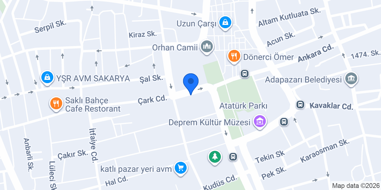 DIADA Cadde Şube konumu