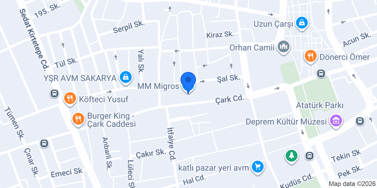 MM Migros konumu