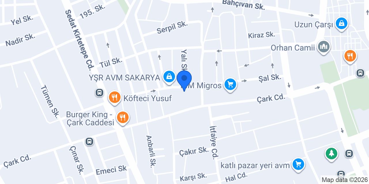 Barber Club Sakarya konumu