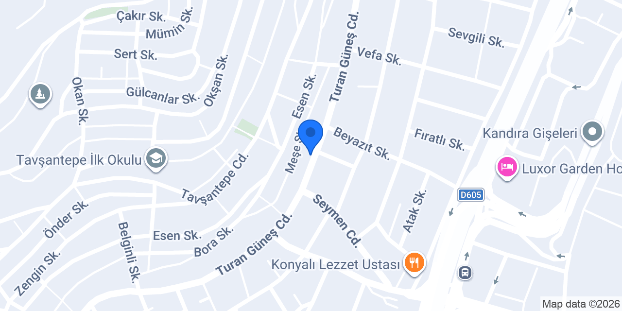 Kaplan Oto Lastik konumu